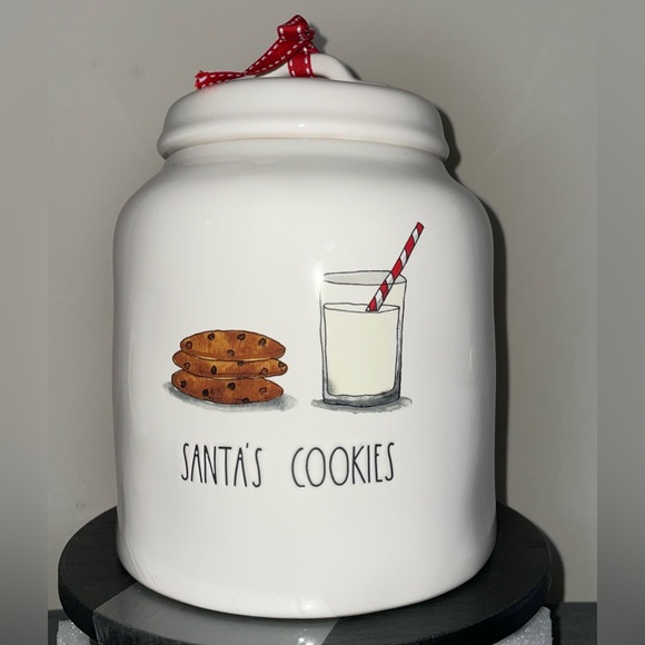 Rae Dunn SANTAS COOKIES Canister - Picture 7 of 12